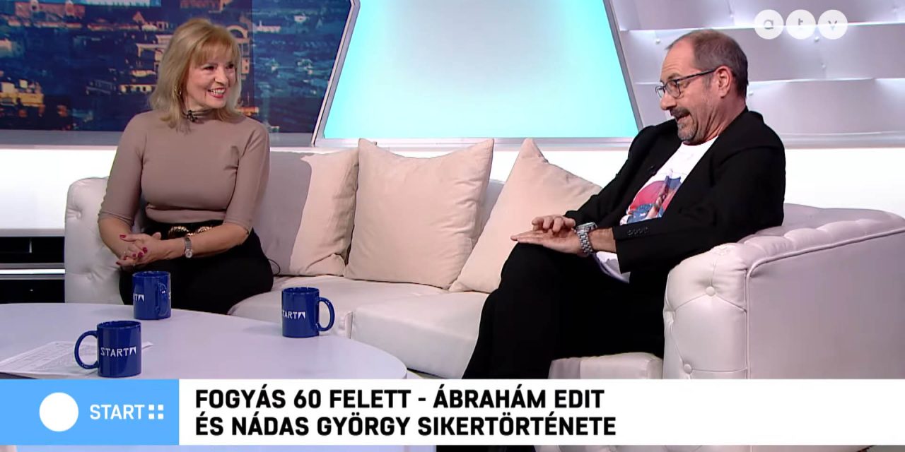 Ábrahám Edit és Nádas György fogyása az ATV start műsorban