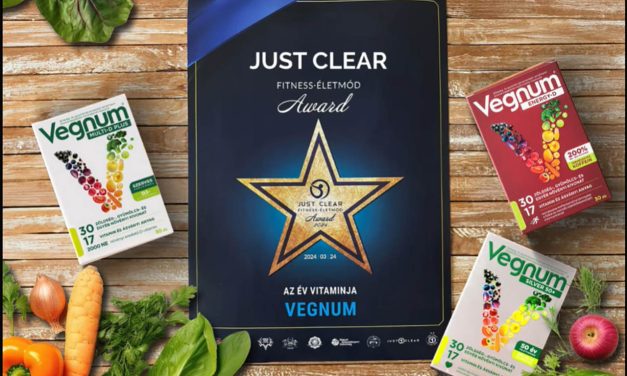 Vegnum az év vitaminja – Just Clear Fitness – Életmód Award
